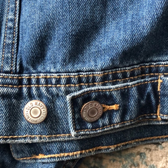 OLD NAVY Distressed Jean Jacket - Picture 3 of 3